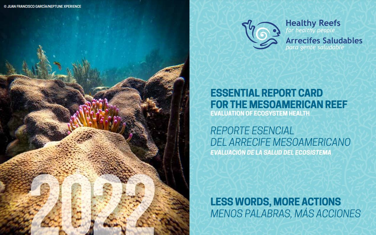 portada Reporte de la Salud del Arrecife Mesoamericano 2022